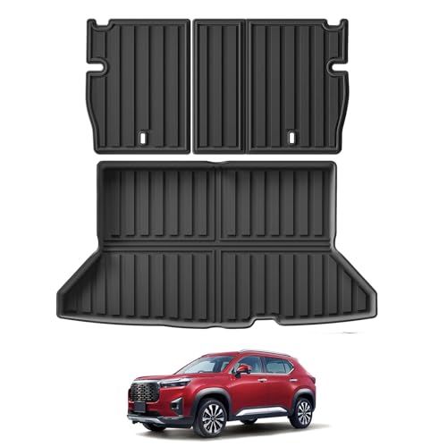 LUCKEASY ホンダ WR-V 専用 ラゲッジマット+背もたれカバー WRV トランクマット 3Dラゲージトレイ 2024年3月-現行 マツダ WR-V DG5型 シートバックマット 車種専用設計 立体 ラゲージトレイ TPE素材 取付簡単 純正交換 as