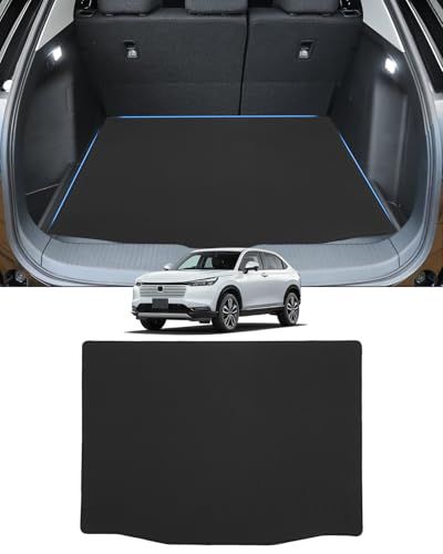 Mixsuper ホンダ 新型ヴェゼル RV系 ラゲッジマット 2Dトランクマット VEZEL RV3/4/5/6型に適用 ラゲッジトレイ カーゴマット 2021年4月-現行 ヴェゼル 内装パーツ 防水マット PVC滑り止め素材 巻け収納 耐摩擦 耐汚れ as