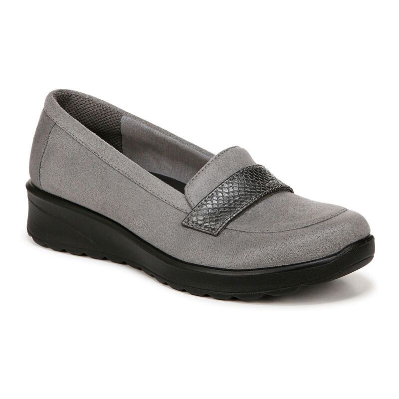 ビジーズ レディース シューズ サンダル ローファー Bzees Gamma 2 Womens Loafers Graphite Fabric グラファイト