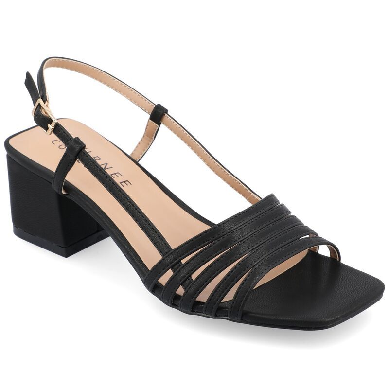 ジュルネ コレクション レディース シューズ サンダル Journee Collection Shayana Womens Tru Comfort Foam Sandals Black ブラック