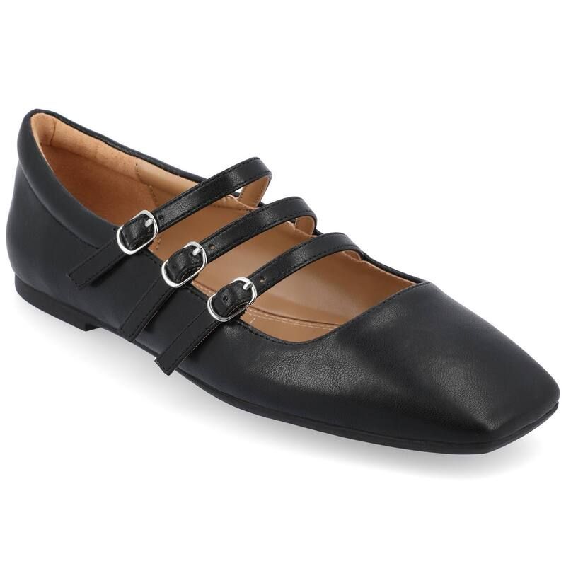 ジュルネ コレクション レディース シューズ サンダル Journee Collection Darlin Womens Tru Comfort Foamulti Strap Square Toe F