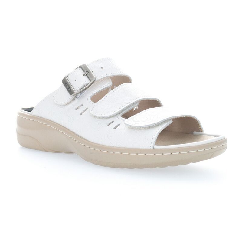 プロペット レディース シューズ サンダル Propet Breezy Walker Womenslide Sandals White Onyx ホワイト