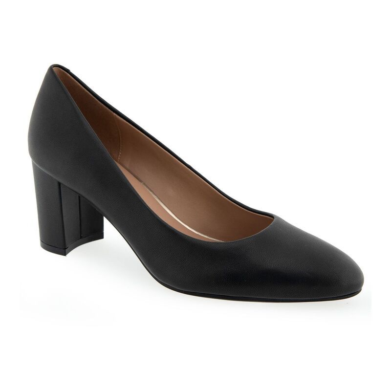 エアロソールズ レディース シューズ パンプス レザー Aerosoles Betsy Womens Leather Dress Pumps Black ブラック