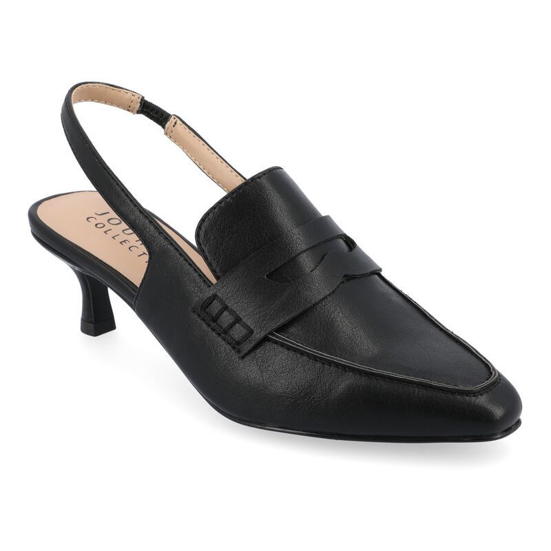 ジュルネ コレクション レディース シューズ パンプス ローファー ヒール Womens Journee Collection Tru Comfort Foamory Kitten Heel Slin