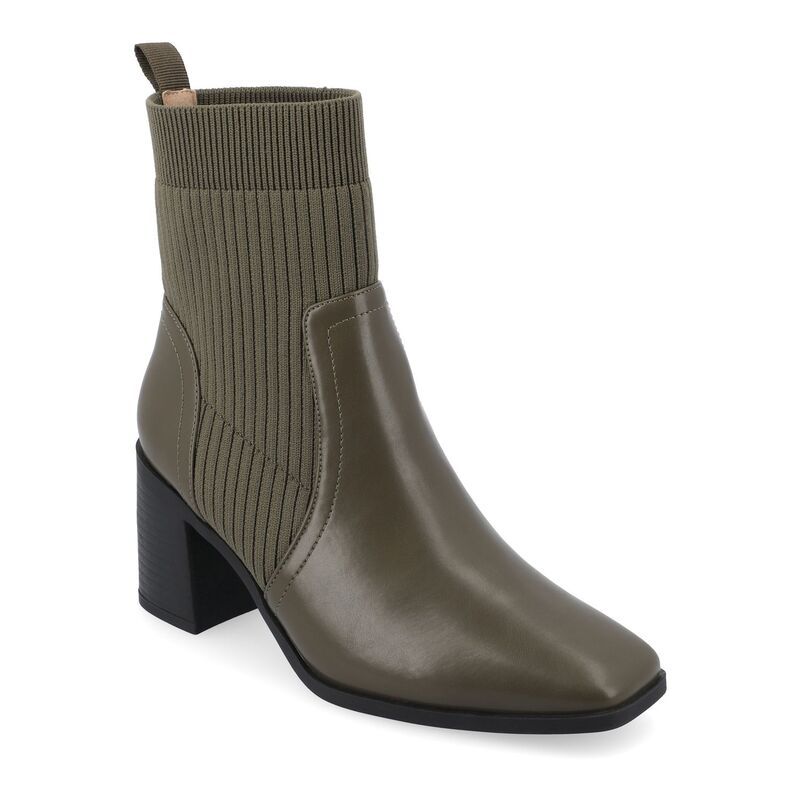 ジュルネ コレクション レディース シューズ ブーツ・レインブーツ Womens Journee Collection Tru Comfort Foam Harlowe Booties Olive オ