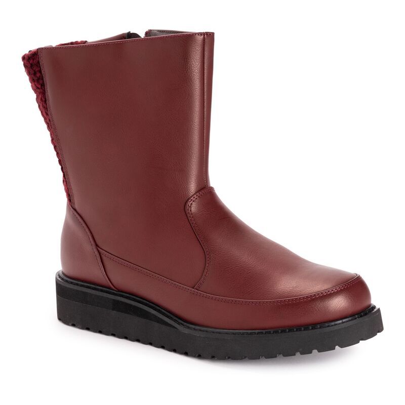 ムクルクス レディース シューズ ブーツ・レインブーツ アンクル MUK LUKSlope Natalie Womens Ankle Boots Wine ワイン