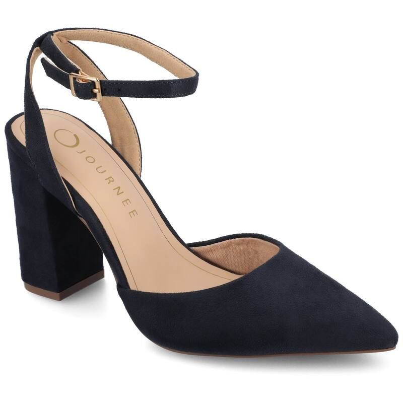 ジュルネ コレクション レディース シューズ パンプス ヒール Journee Collection Tyyra Womens Heels Navy ネイビー