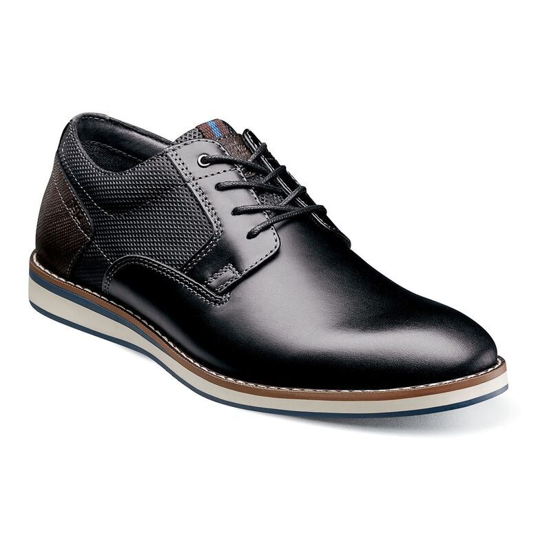 ノンブッシュ メンズ シューズ オックスフォード Nunn BushR Circuit Mens Plain Toe Oxford Shoes Black Multi ブラック