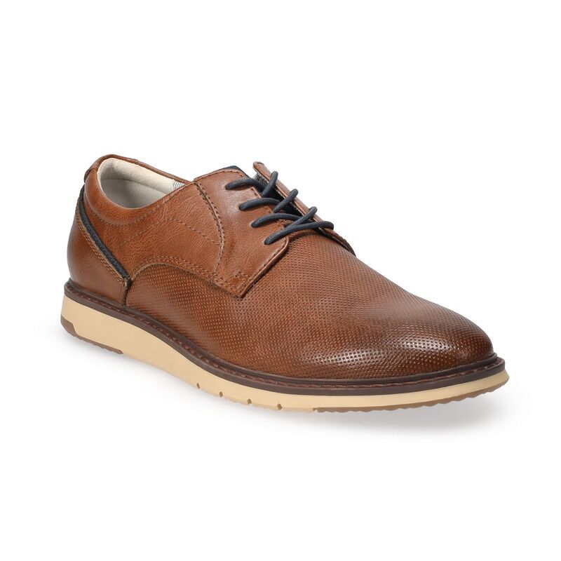 ソノマ メンズ シューズ オックスフォード Sonoma Goods For Life Wendl Freer Test Mens Memory Foam Casual Oxfords Cognac