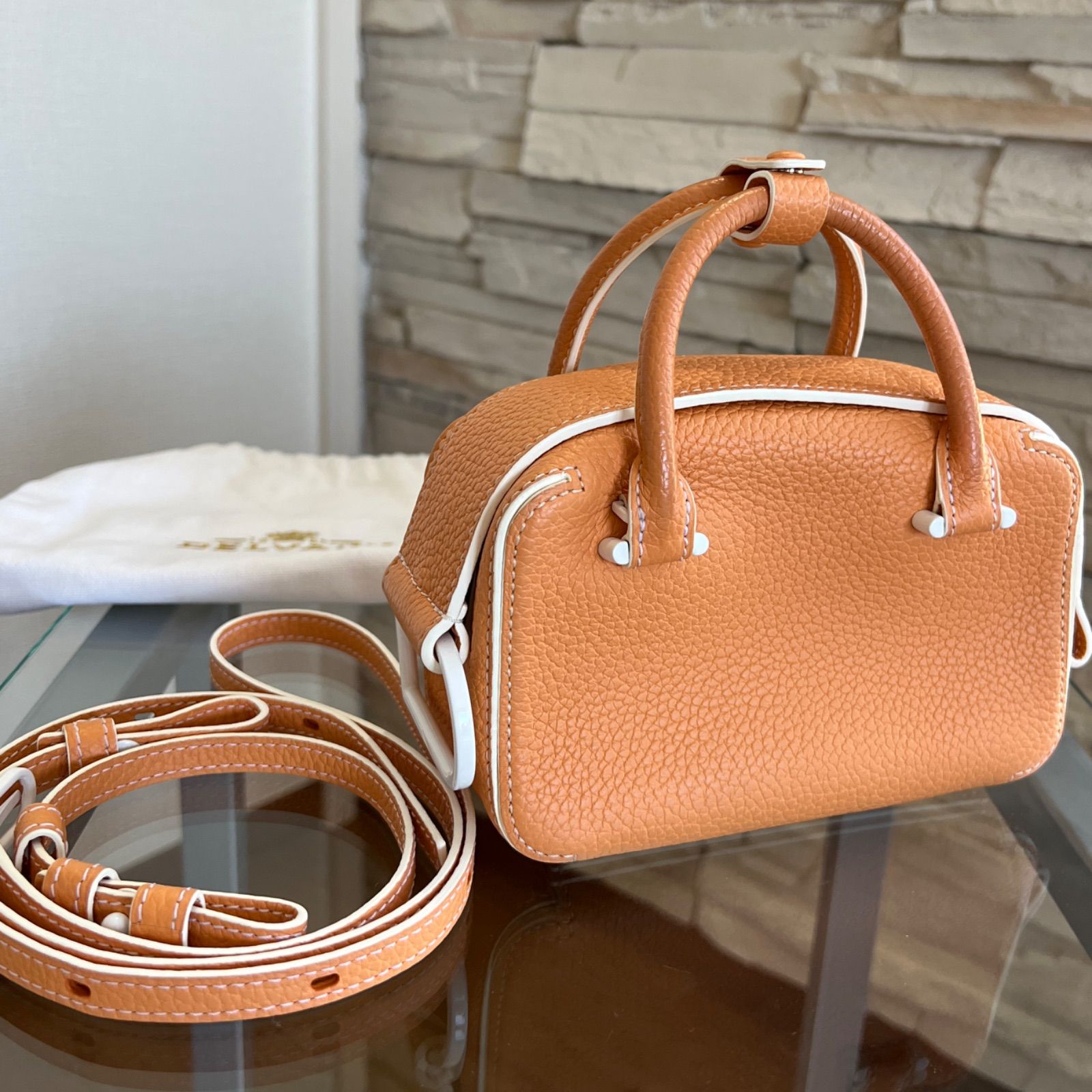 DELVAUX《Cool Box Nano》クールボックス　ナノ アプリコット