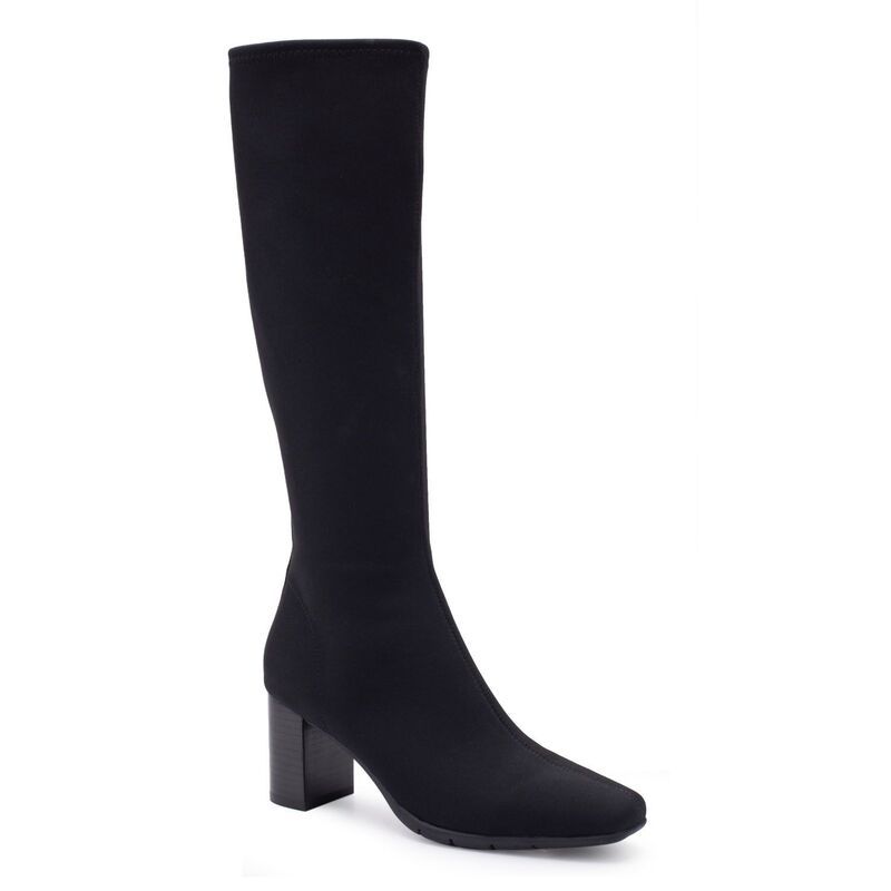 エアロソールズ レディース シューズ ブーツ・レインブーツ Aerosoles Micah Womens Knee High Boots Black Fabric ブラック