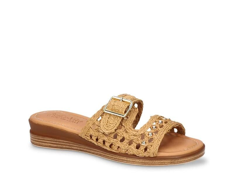 ベラヴィータ レディース シューズ サンダル Bella VitaBar Italy Wedge Sandalight Brown ブラウン