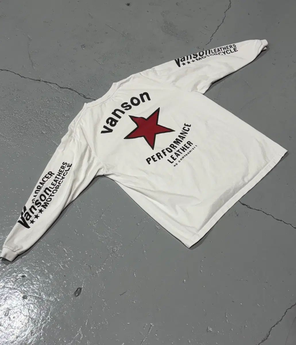 バンソン(VANSON) RED One STAR ロングスリーブ