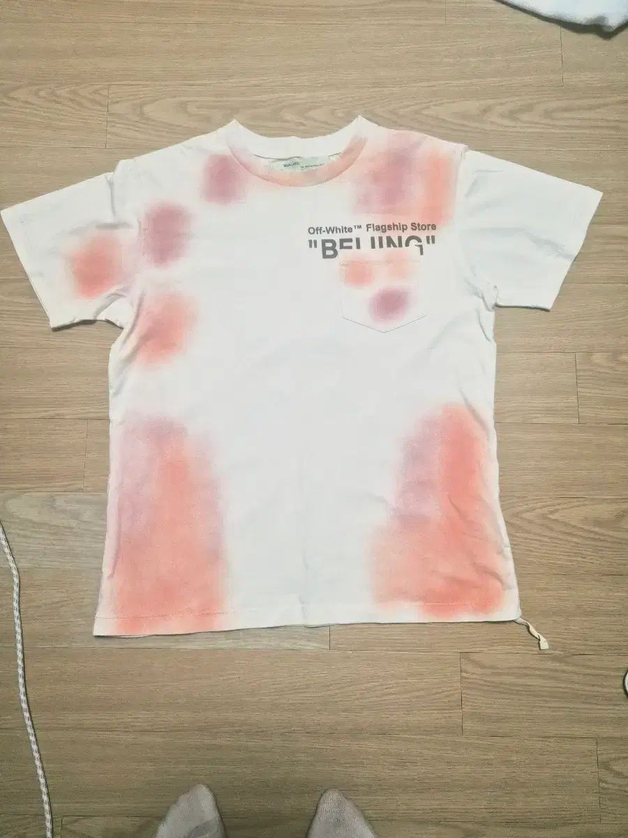 オフホワイト 半袖Tシャツ