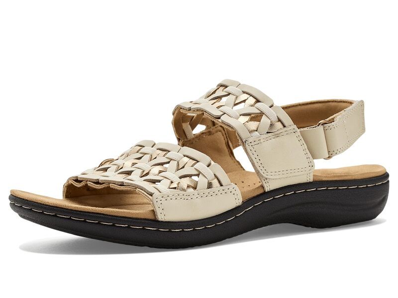 クラークス レディース シューズ サンダル Clarks Laurieann Lily Cream Leather クリーム