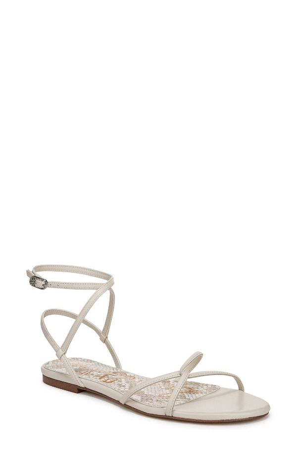 サムエデルマン レディース シューズ サンダル アンクル Sam Edelman Ellinankle Strap Sandal Bright White ホワイト