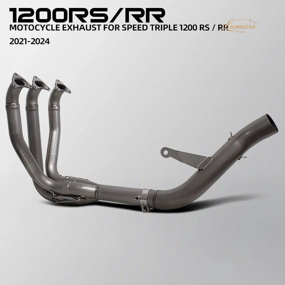 1200RR エキゾースト ヘッダー チューブ トライアンフ スピードトリプル 1200RS 1200-RR/RS 21-24 オートバイ用エキゾースト スーパースト