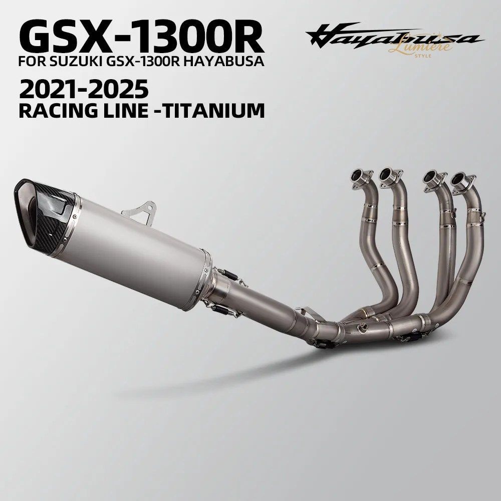 GSX-1300R エキゾーストシステム ハヤブサ GSX1300R 第3世代 2021-2025 オートバイ用エキゾーストパイプ スーパーレーシング ヘッダー チュ