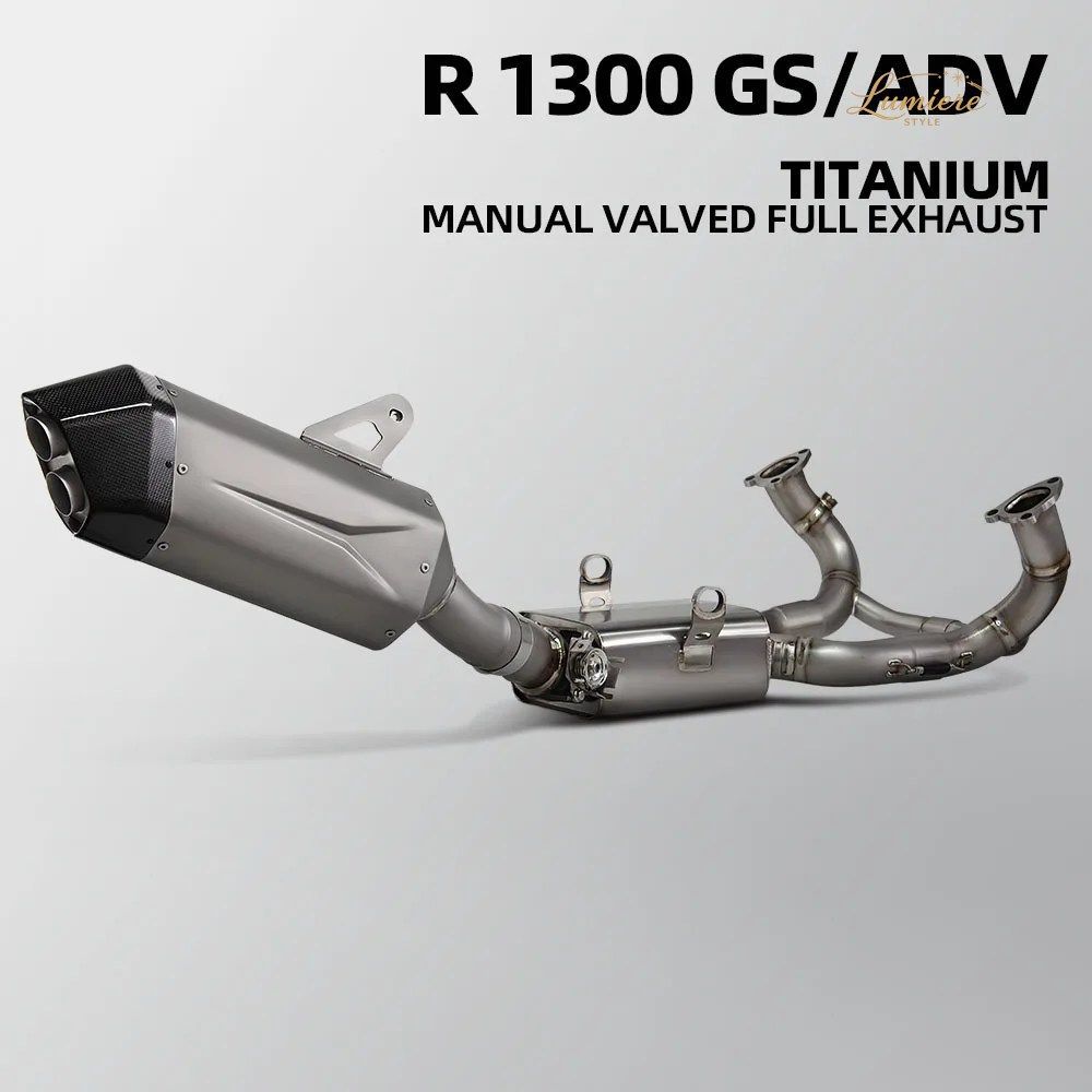 R1300ADV エキゾーストシステム BMW R1300GS ADV 1300ADV オートバイ用エキゾーストキット フルチタンヘッダーチューブマフラー アドベンチ