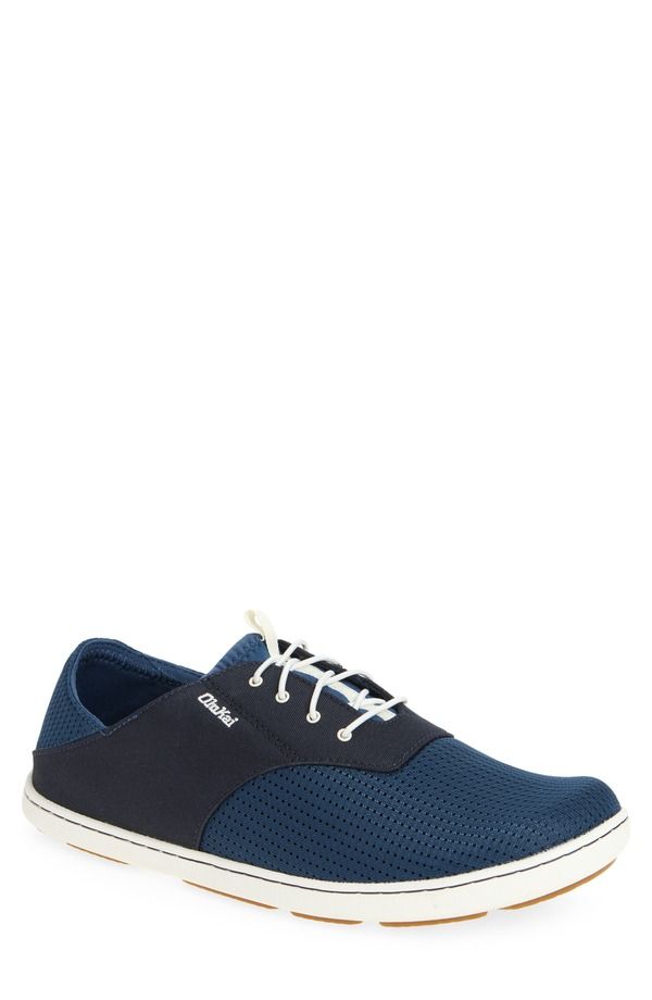 オルカイ メンズ シューズ スニーカー OluKai Nohea Moku Sneaker Coastal Blue Trench Blue ブルー