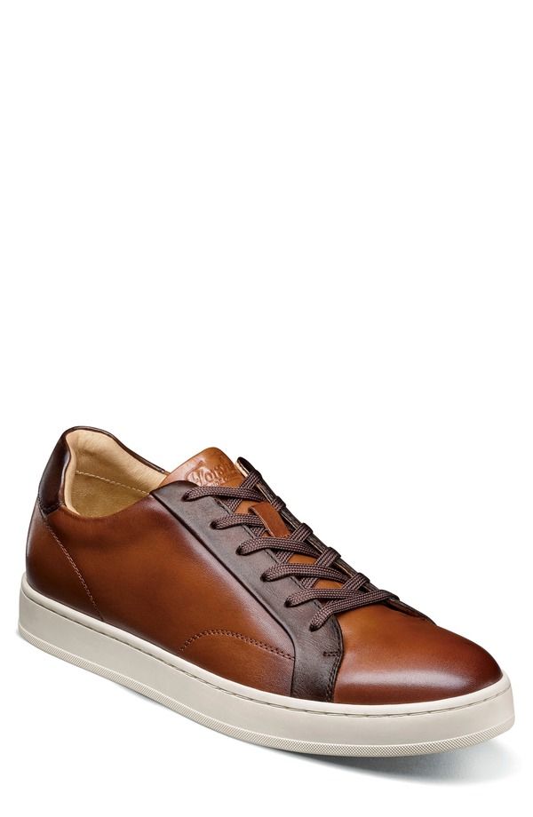 フローシャイム メンズ シューズ スニーカー レース Florsheimonopoli LacetoToe Sneaker Cognac Multi マルチカラー