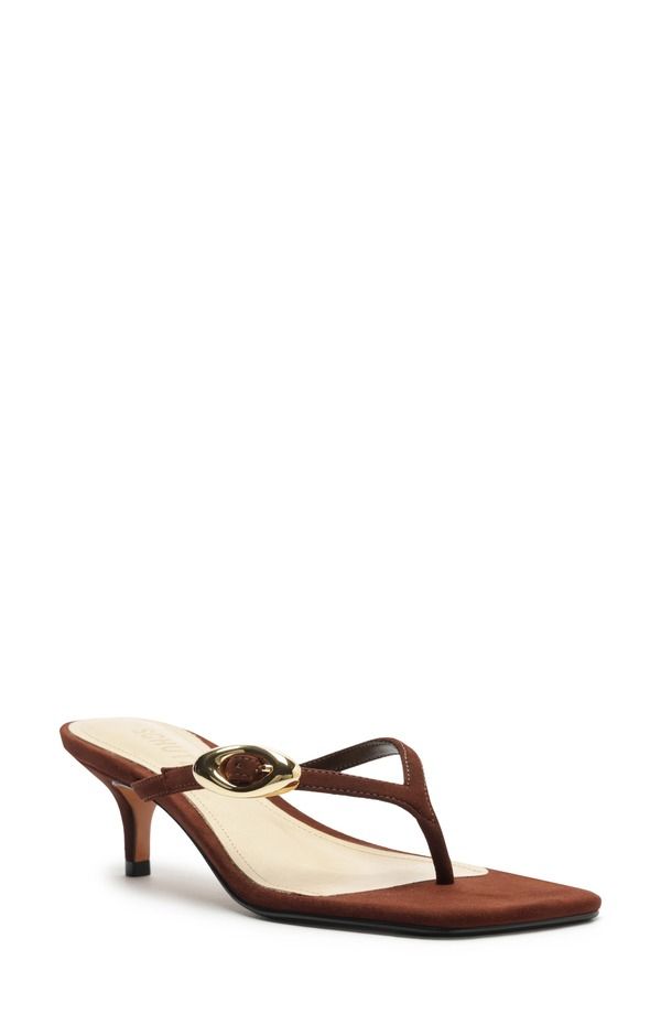 シュッツ レディース シューズ サンダル Schutz Miriam Slide Sandal Chestnut Brown ブラウン