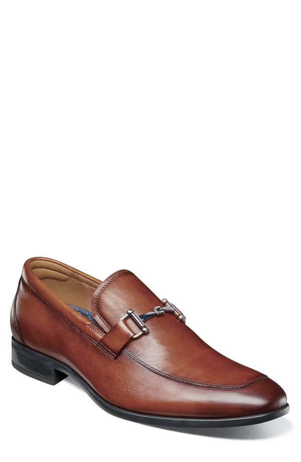 フローシャイム メンズ シューズ ローファー Florsheim Zaffiro Bit Loafer Cognac