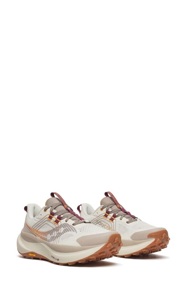 サッカニー レディース シューズ スニーカー Saucony Xodus Ultra 4 Trail Running Shoe Almond Barley