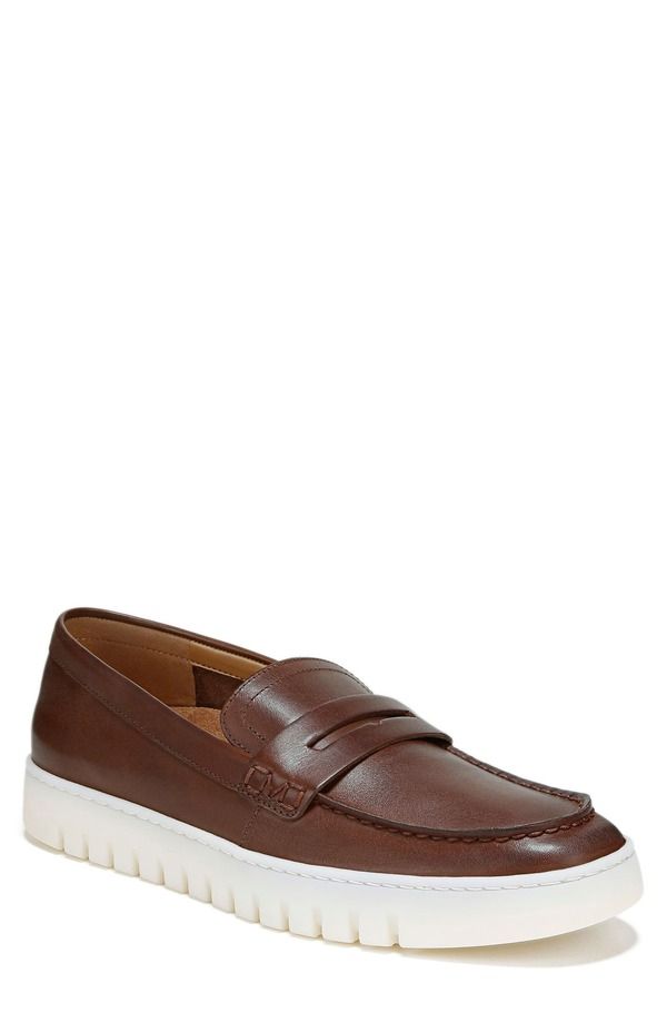 バイオニック メンズ シューズ ローファー Vionic Uptown Penny Loafer Coffee コーヒー
