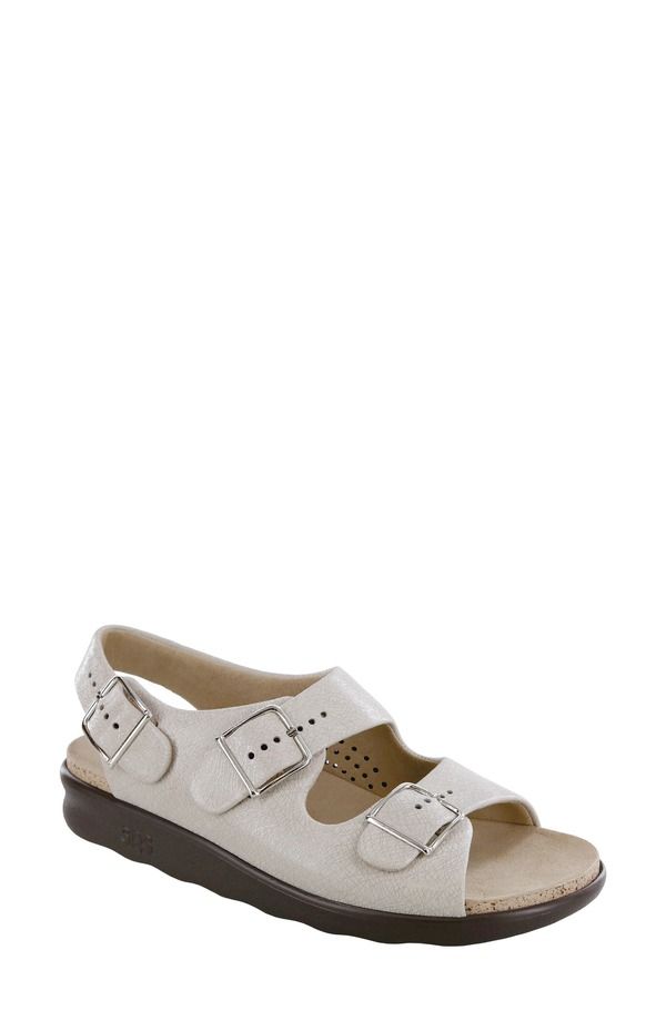 サス レディース シューズ サンダル SAS Relaxed Slingback Sandal Multiple Widths Available Web Linen マルチカラー