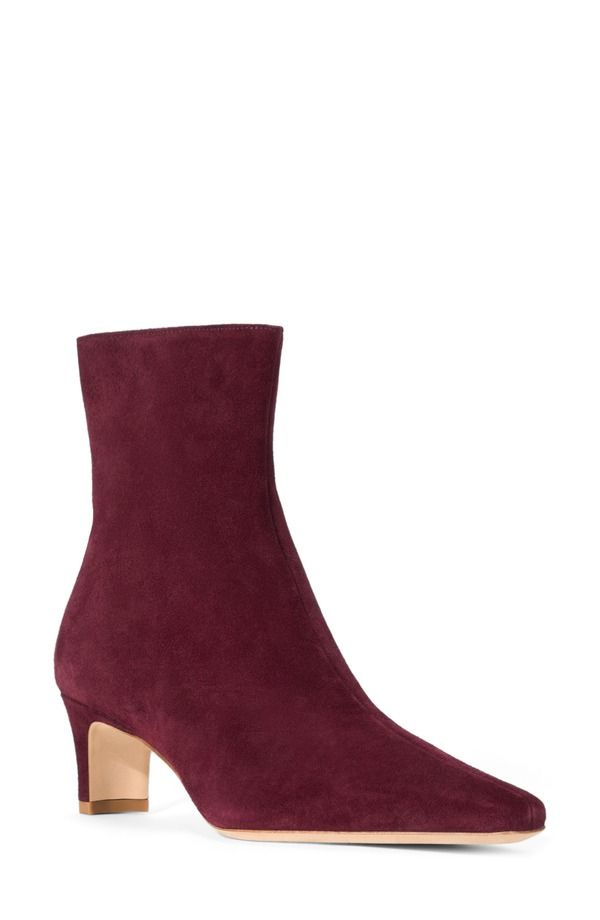 スタウド レディース シューズ ブーツ・レインブーツ アンクル STAUD Wally Ankle Boot Syrah