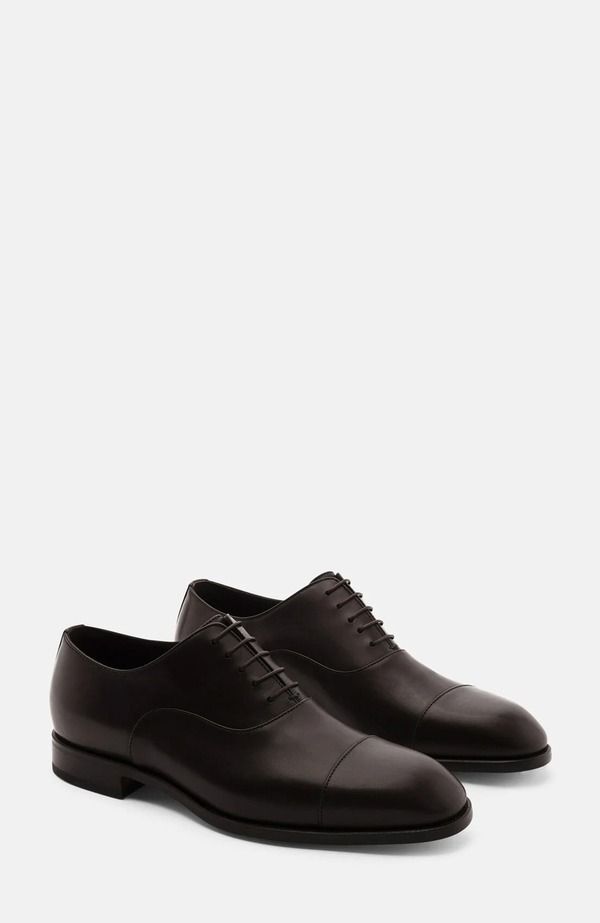 スカロッソ メンズ シューズ オックスフォード SCAROSSO Salvatore Oxfords Brown Calf ブラウン