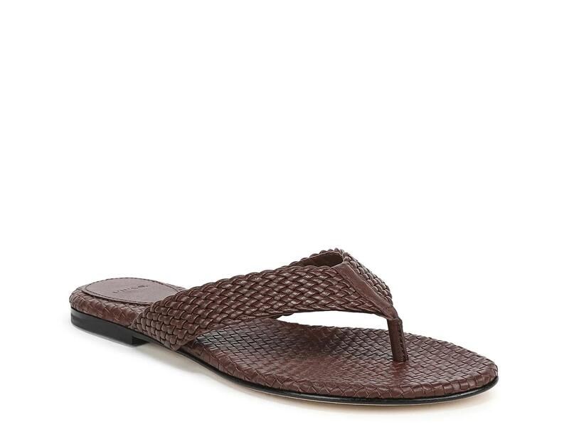 ヴィンス レディース シューズ サンダル VinceLotusandal Womens Dark Brown Leather ブラウン