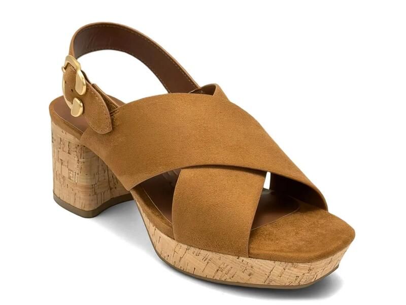 エアロソールズ レディース シューズ サンダル プラットフォーム AerosolesPura Platform Sandal Dark Brown ブラウン