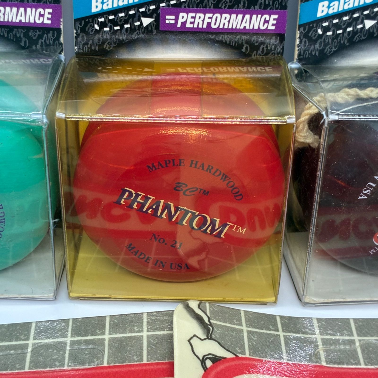 未使用品】レトロヨーヨー7個セット『BC YOYO（木製）』『DUNCAN YO-YO