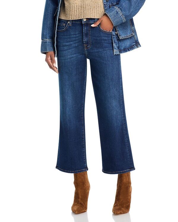セブンフォーオールマンカインド レディース ボトムス デニムパンツ クロップド ジーンズ 7 For All Mankind Alexa High Rise Cropped Jeans in High