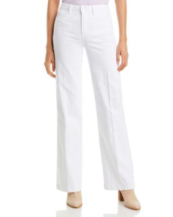 ラジャンス レディース ボトムス デニムパンツ ワイドレッグ ジーンズ LAGENCE Clayton High Rise Wide Leg Jeans in Blanc