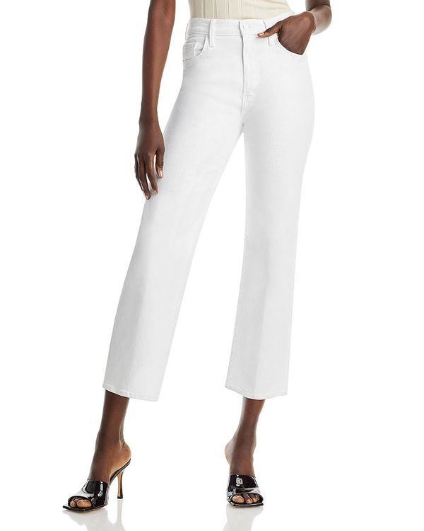 マザー レディース ボトムス デニムパンツ ストレート アンクル ジーンズ MOTHER The Rambler High Rise Ankle Straight Leg Jeans in Faire