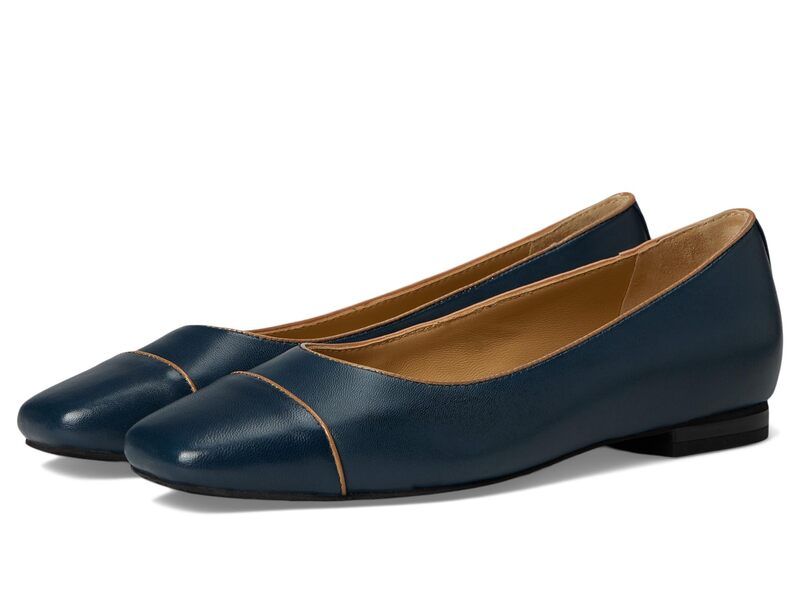 トロッターズ レディース シューズ サンダル Trotters Harbor Navy Tan ネイビー