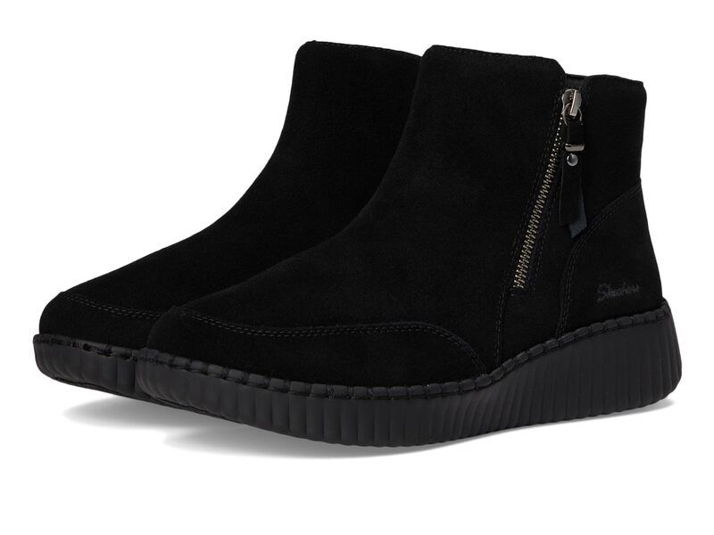 スケッチャーズ レディース シューズ ブーツ・レインブーツ SKECHERS Wilshire Blvd Weekend Crush BlackBlack ブラック