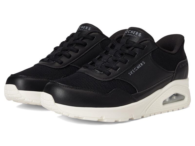 スケッチャーズ レディース シューズ スニーカー SKECHERS Uno Banksia Hands Free SlipIns Black ブラック