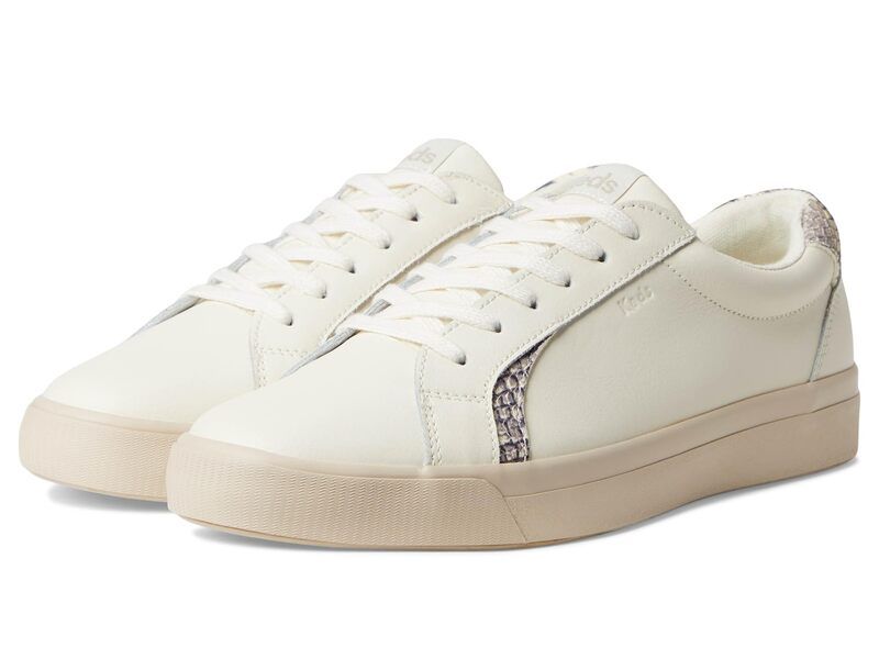 ケッズ レディース シューズ スニーカー レース Keds Pursuit Lace Up Egret Snake Leather