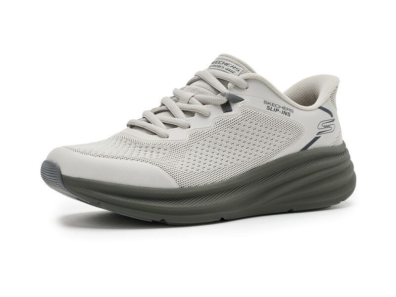 スケッチャーズ メンズ シューズ スニーカー BOBS from SKECHERS Bobskillz SlipInsneakers NaturalOlive オリーブ