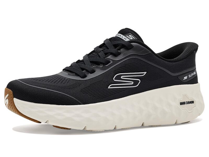 スケッチャーズ メンズ シューズ スニーカー SKECHERS Performance Go Walk Max Cushioning Flex Hands Free SlipIn BlackWhite