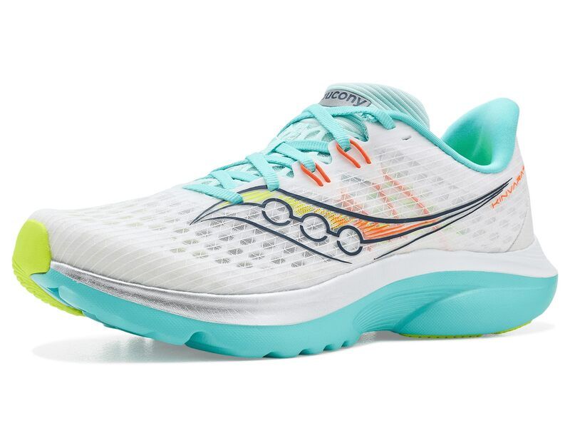 サッカニー レディース シューズ スニーカー Saucony Kinvara 16 WhiteAqua ホワイト