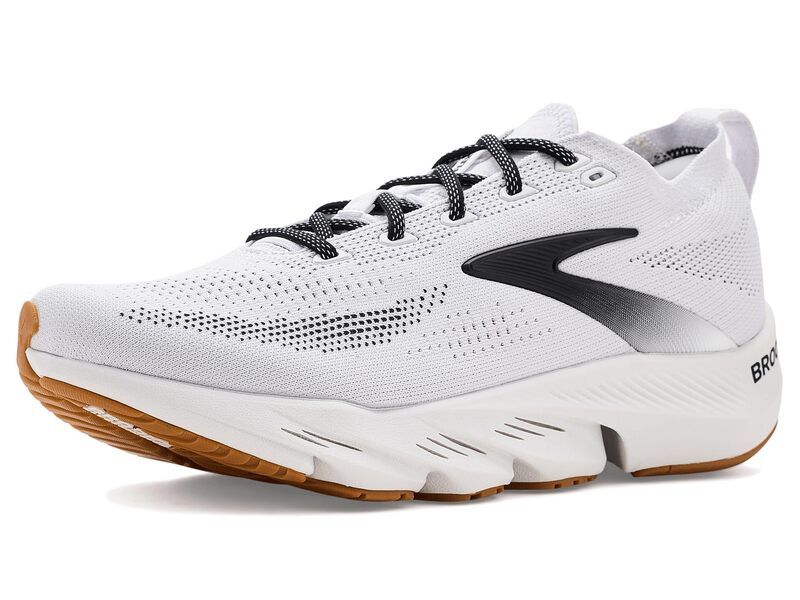 ブルックス メンズ シューズ スニーカー Brooks Glycerin Flex WhiteBlackGum ホワイト