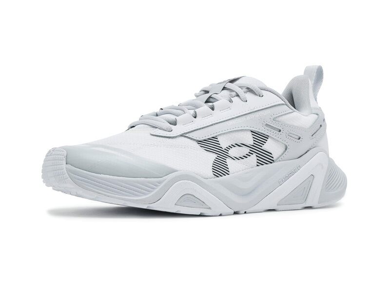 アンダーアーマー メンズ シューズ スニーカー Under Armour Charged Commitrainer 5 WhiteHalo Gray ホワイト