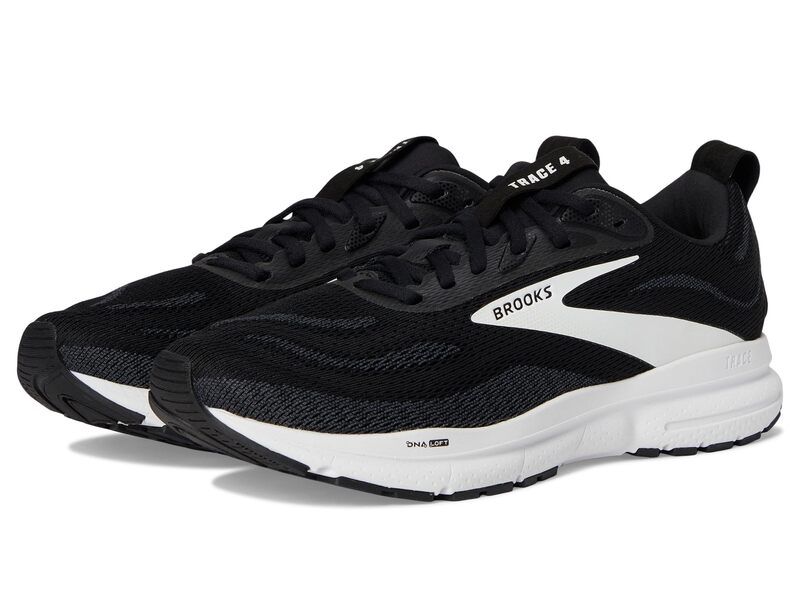 ブルックス レディース シューズ スニーカー Brooks Trace 4 BlackGreyWhit ブラック