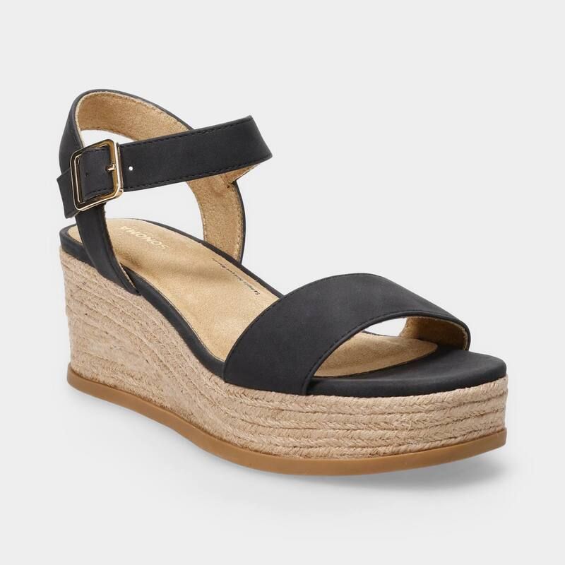 ソノマ レディース シューズ サンダル Sonoma Goods For Life Wedge Womensandals Black ブラック