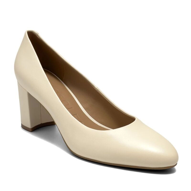 エアロソールズ レディース シューズ パンプス レザー Aerosoles Betsy Womens Leather Dress Pumps Eggnog